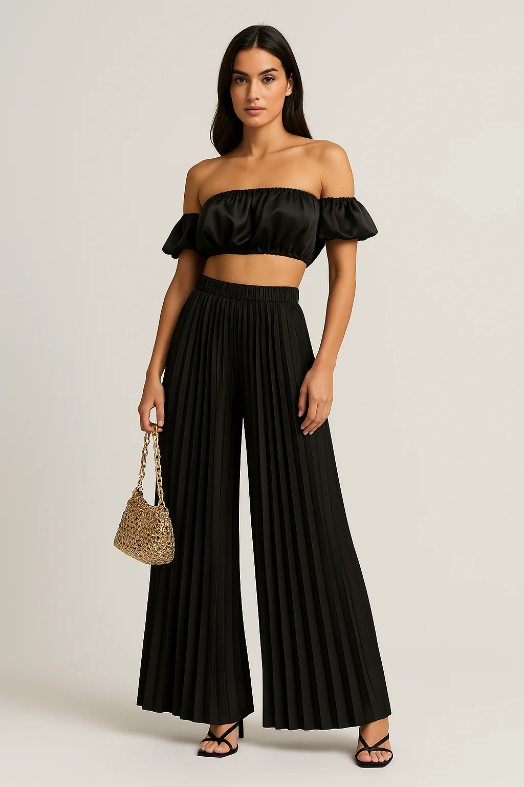 Dámský saténový komplet